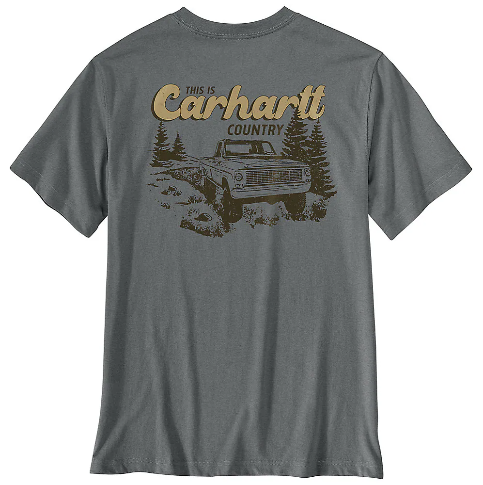 T-shirt Carhartt Irvine Truck, couleur gris cendré