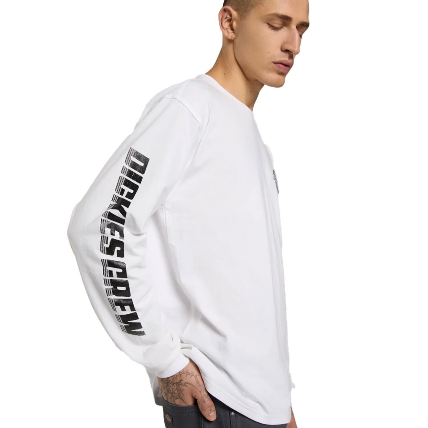 T-shirt manches longues blanches Dickies Nashport