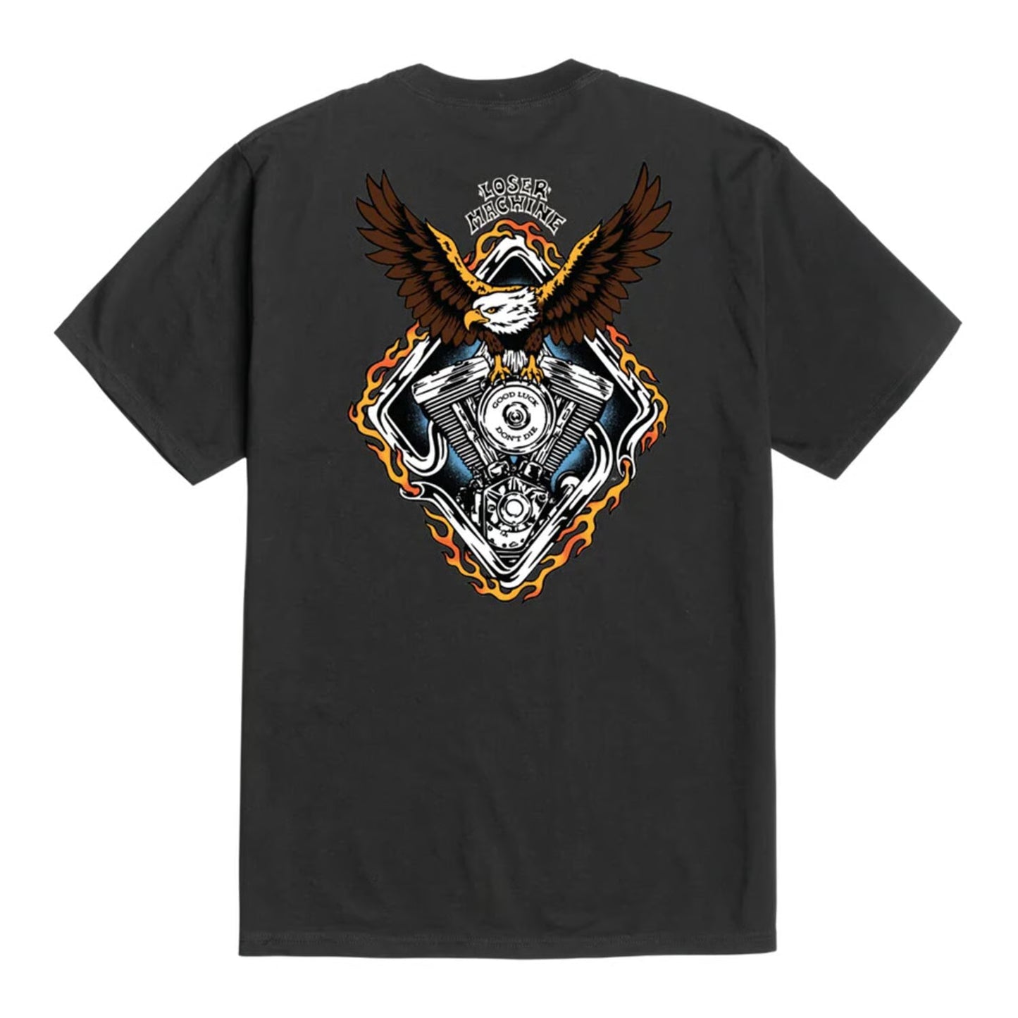 T-shirt noir Loser Machine Master Cylinder
