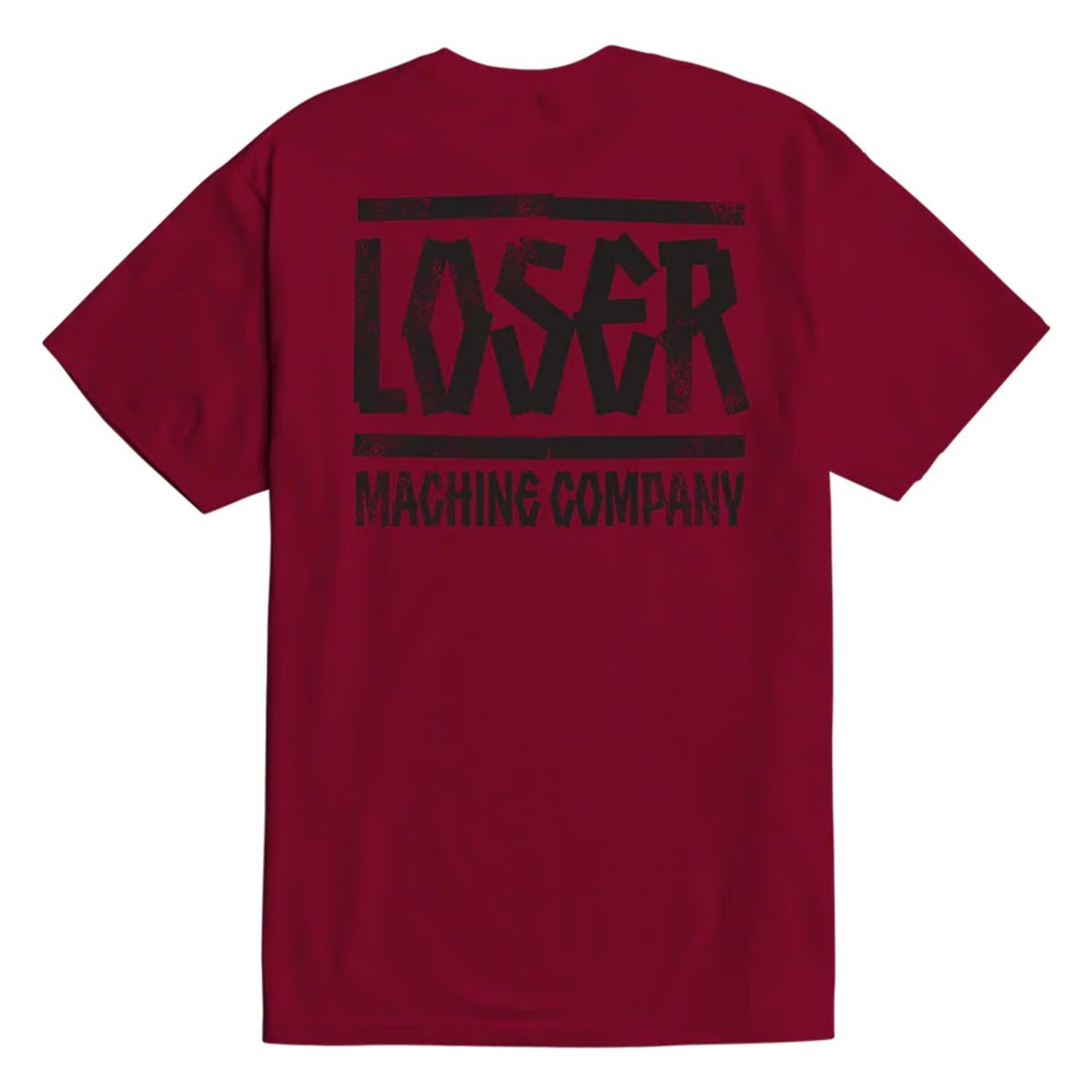 T-shirt Loser Machine à l'envers bordeaux