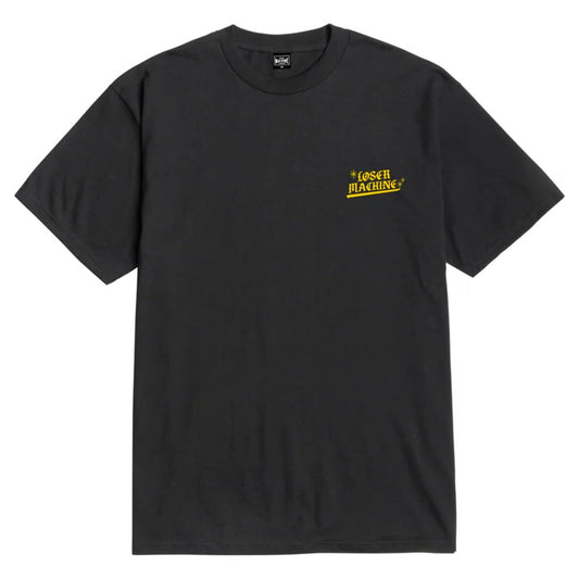 T-shirt noir Loser Machine « Lancez les dés »