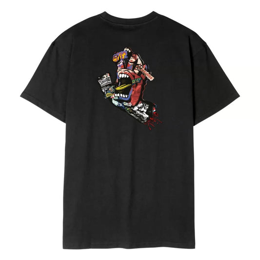 T-shirt noir Santa Cruz Collage
