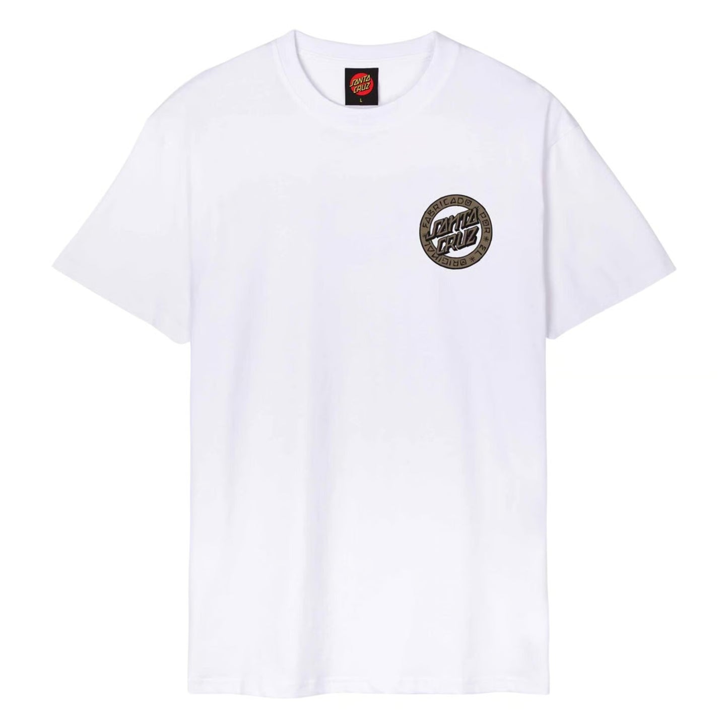 T-shirt blanc Santa Cruz Loco Dot