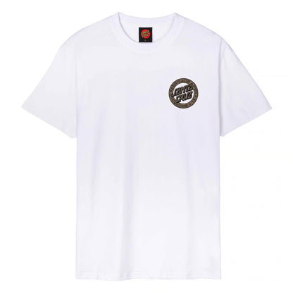 T-shirt blanc Santa Cruz Loco Dot