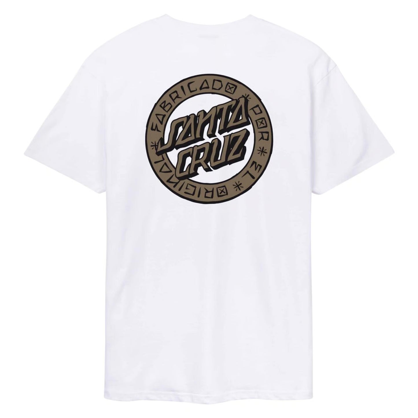 T-shirt blanc Santa Cruz Loco Dot