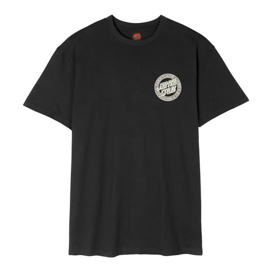 T-shirt noir Santa Cruz Loco Dot