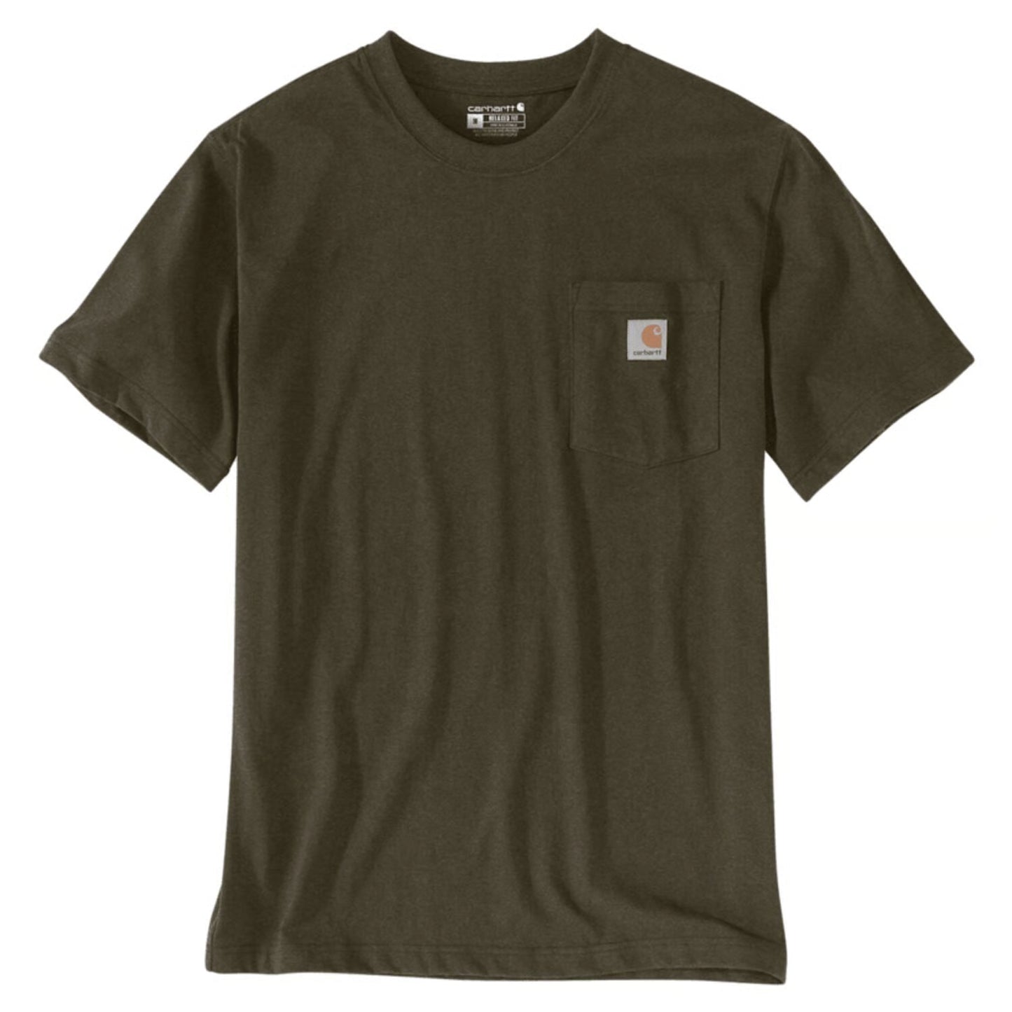 T-shirt Carhartt Dearborn Pocket olive