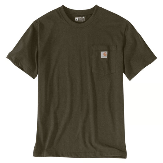 T-shirt Carhartt Dearborn Pocket olive