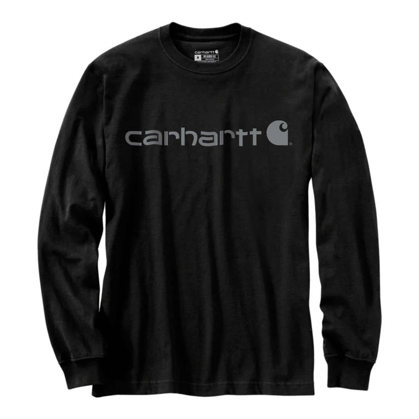 T-shirt manches longues noires Carhartt Dearborn Logo