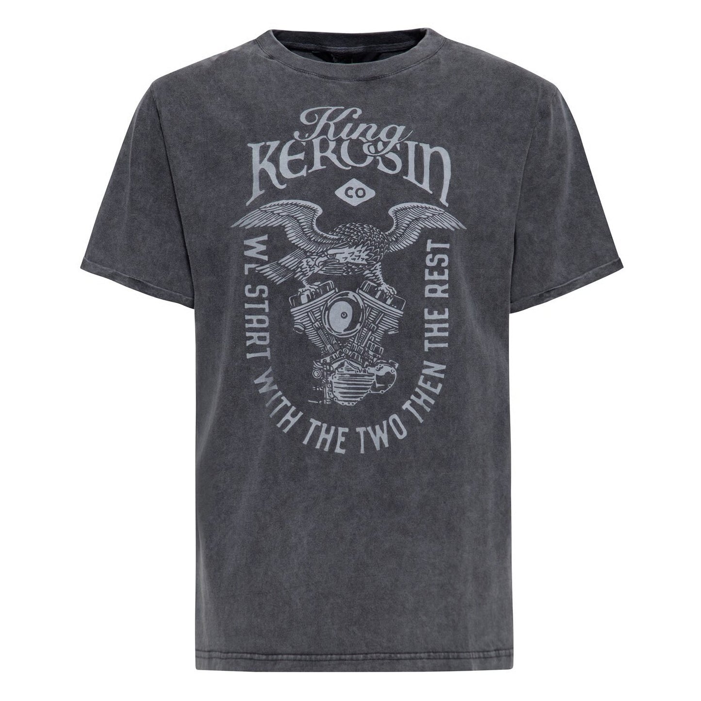 T-shirt anthracite Roi Kerosin "We Start"