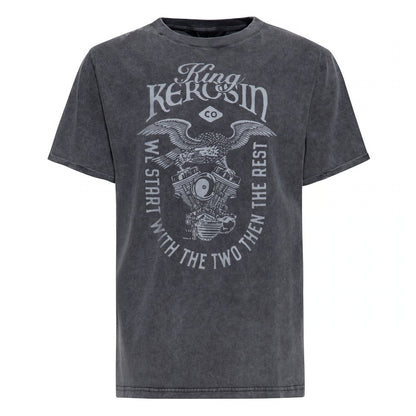 T-shirt anthracite Roi Kerosin "We Start"