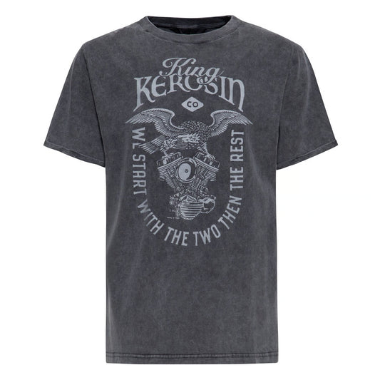 T-shirt anthracite Roi Kerosin "We Start"