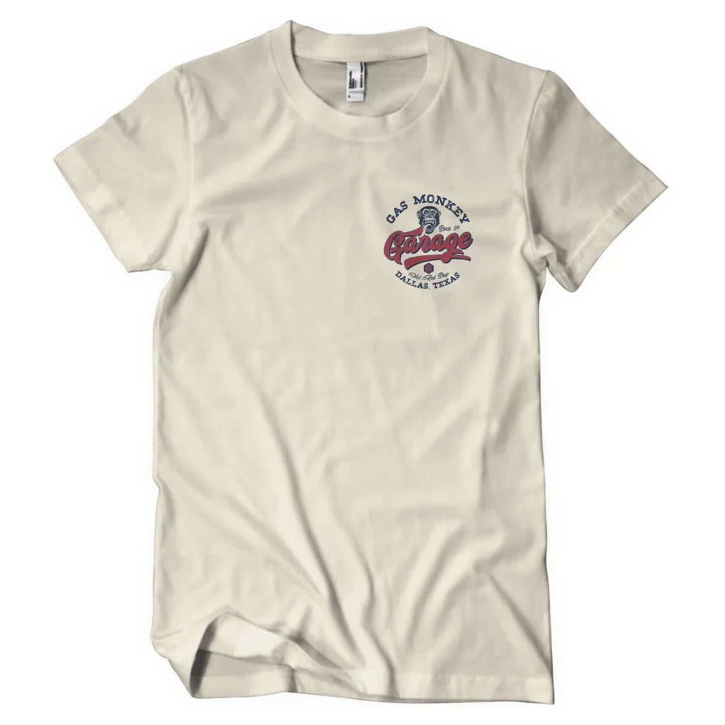 T-shirt kaki avec logo Gas Monkey Garage Hot Rod Shop