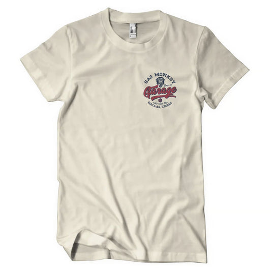 T-shirt kaki avec logo Gas Monkey Garage Hot Rod Shop