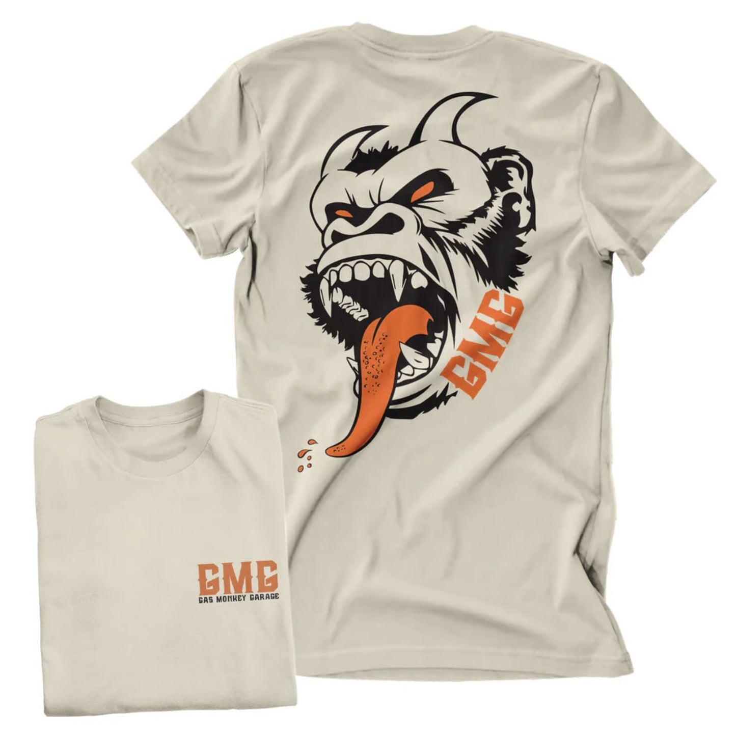 T-shirt Gas Monkey Garage Demon Monkey kaki